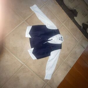 Andrew Fezza Navy and White Ensemble